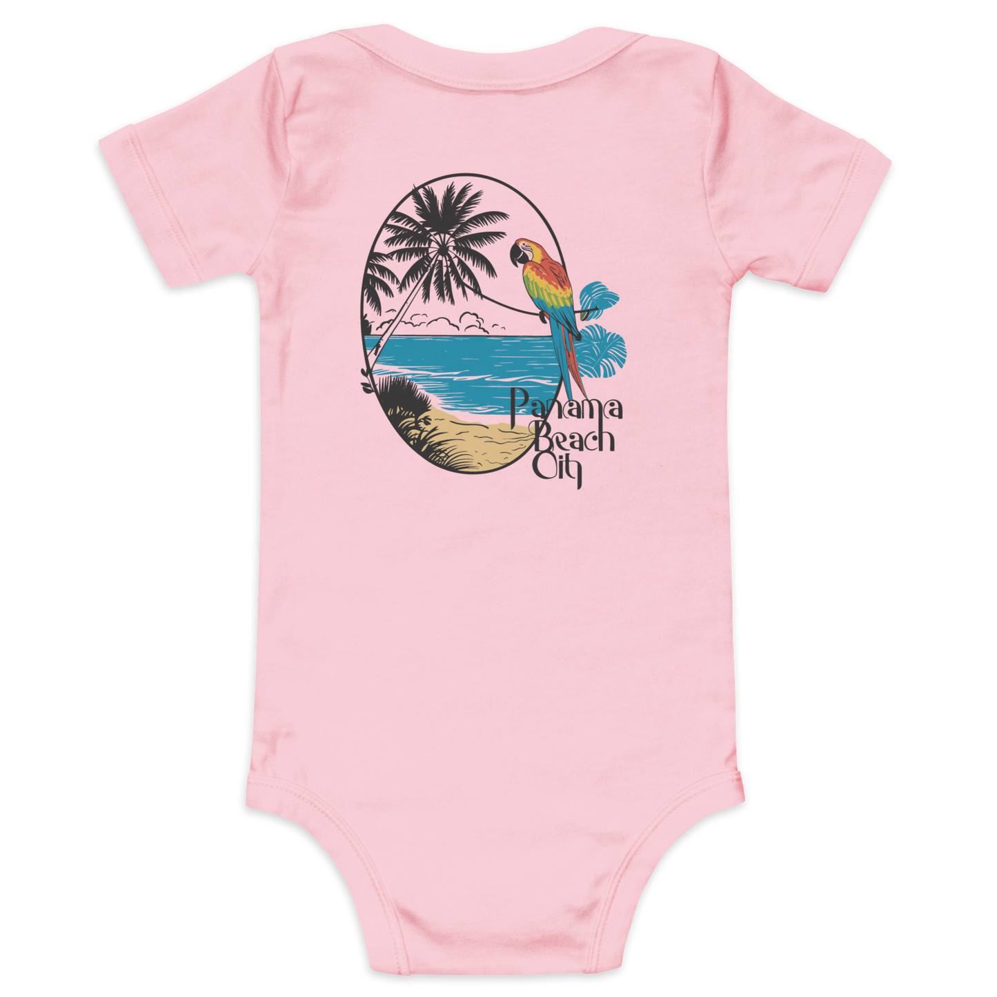 Parrot Perch: Panama City Beach Baby One-Piece