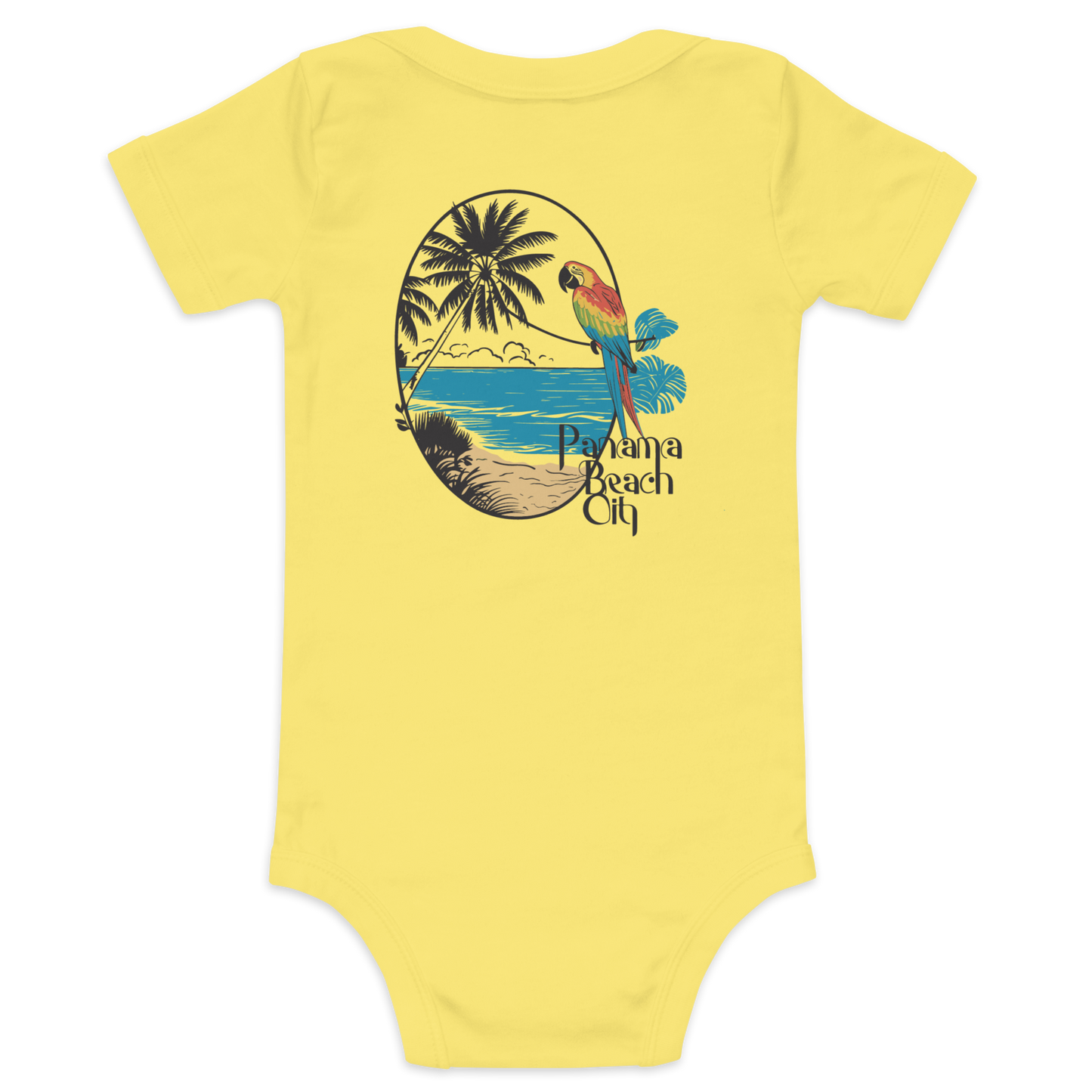 Parrot Perch: Panama City Beach Baby One-Piece