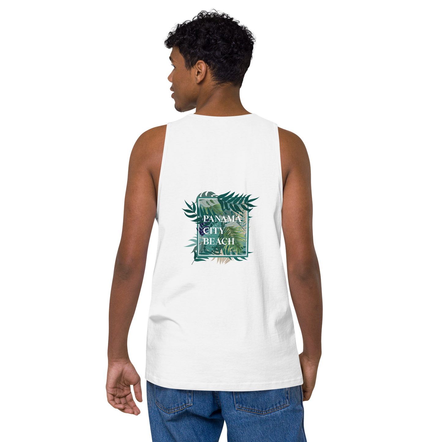 Tropical Canopy: I Love PCB Men’s Premium Tank top