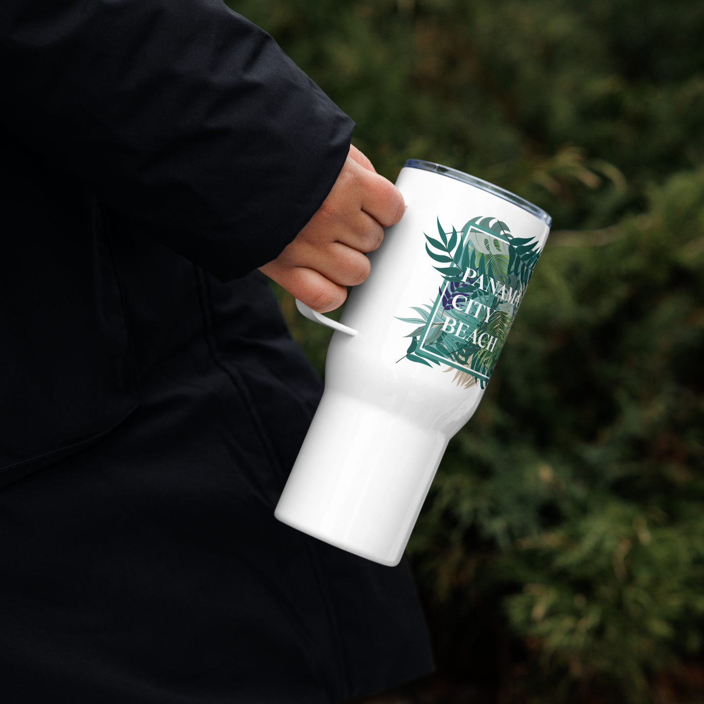 Tropical Canopy: Panama City Beach Travel Mug