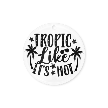 Tropic Lilee Acrylic Ornament