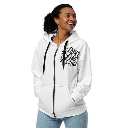 Tropic Lilee Unisex Zip Hoodie