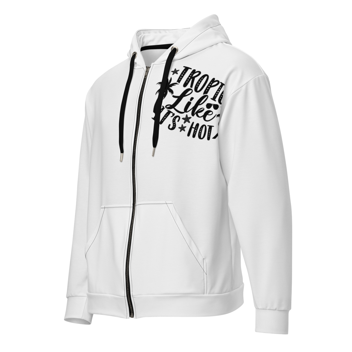 Tropic Lilee Unisex Zip Hoodie