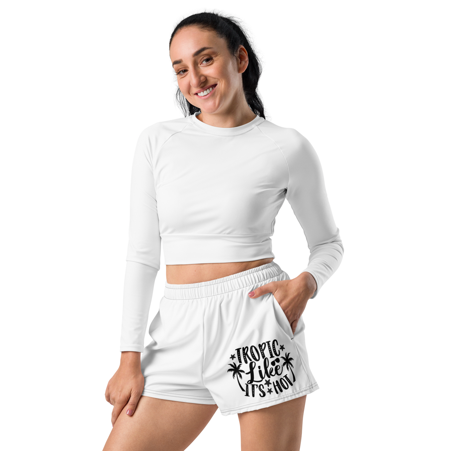Tropic Lilee Unisex Athletic Shorts