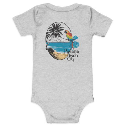 Parrot Perch: Panama City Beach Baby One-Piece