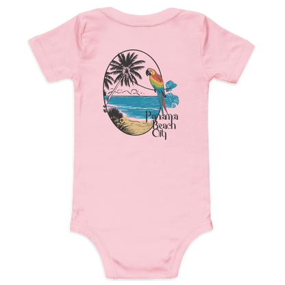 Parrot Perch: Panama City Beach Baby One-Piece