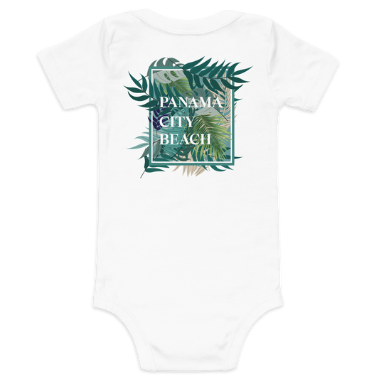 Tropical Canopy: Panama City Beach Baby One-Piece