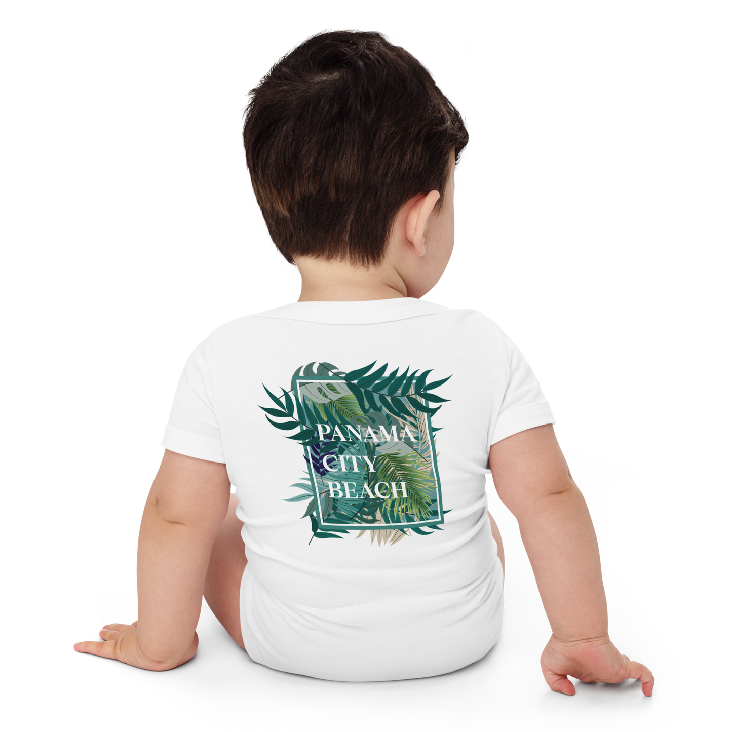 Tropical Canopy: Panama City Beach Baby One-Piece