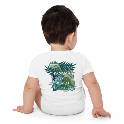 Tropical Canopy: Panama City Beach Baby One-Piece