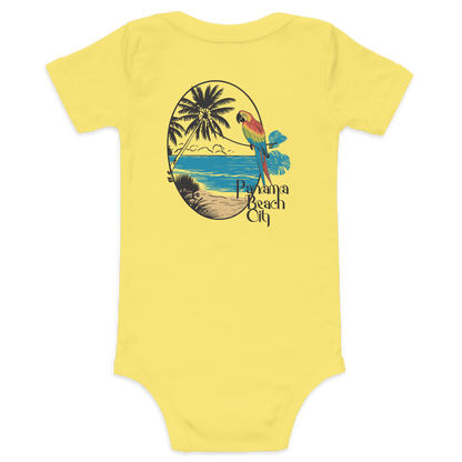 Parrot Perch: Panama City Beach Baby One-Piece