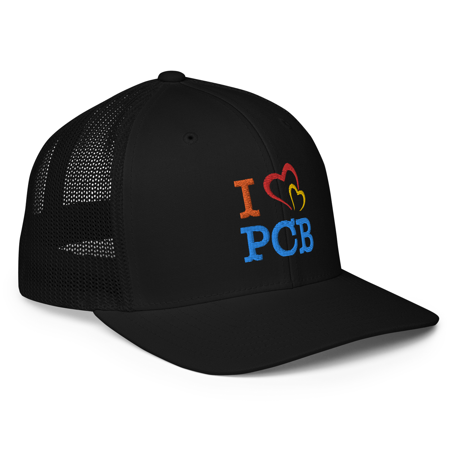 I Love PCB Closed-back Trucker Cap