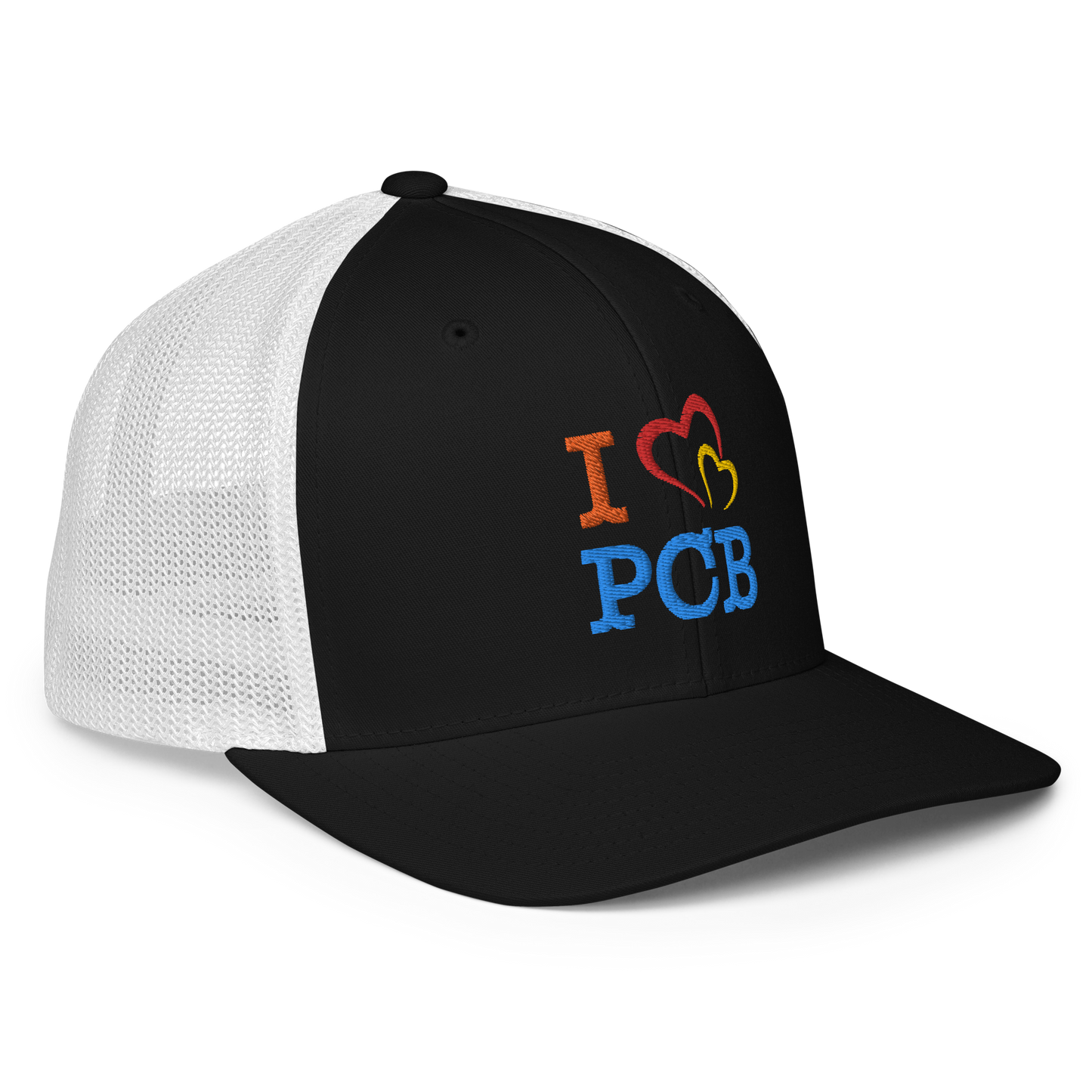 I Love PCB Closed-back Trucker Cap