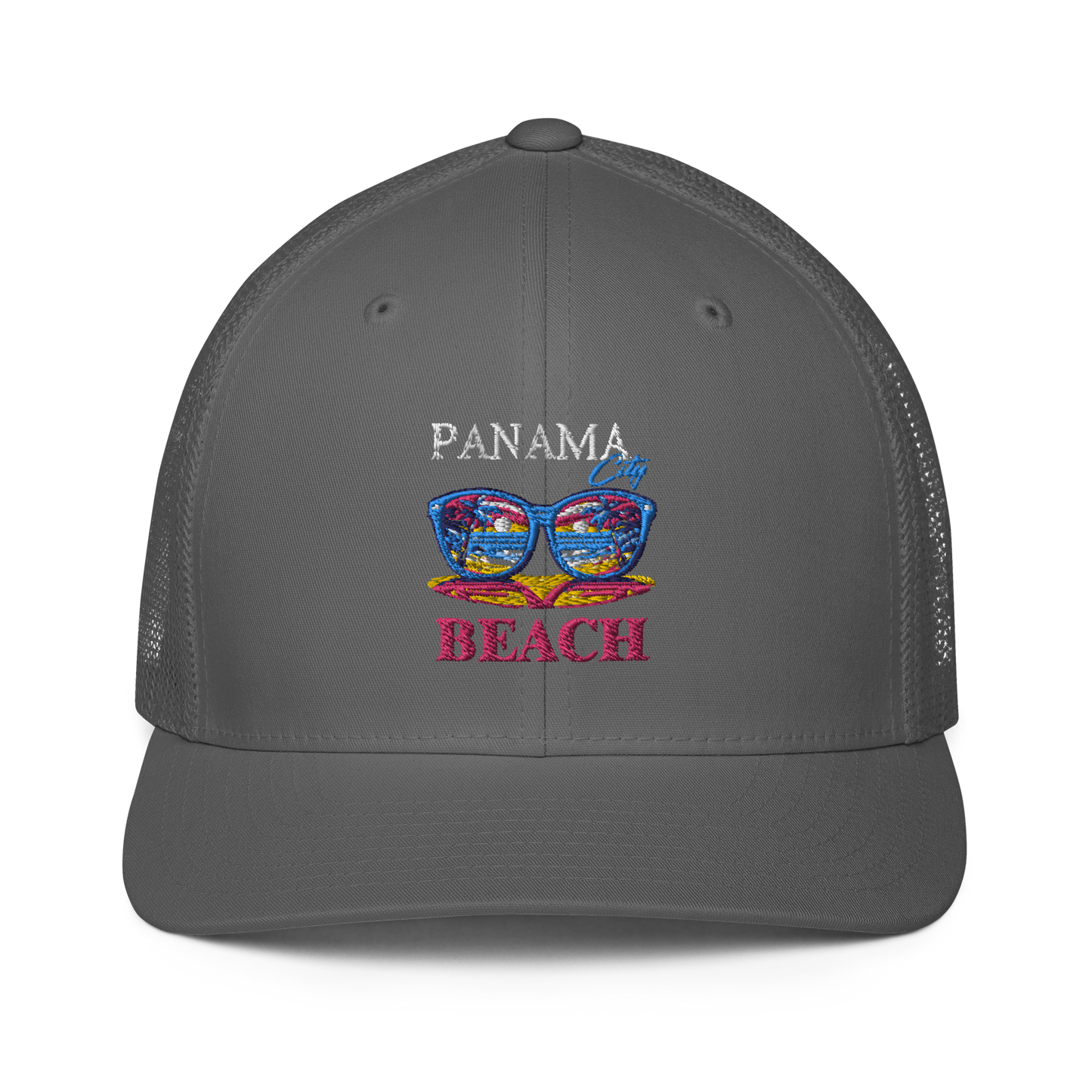 Beach Shades: Panama City Beach Closed-Back Trucker Cap