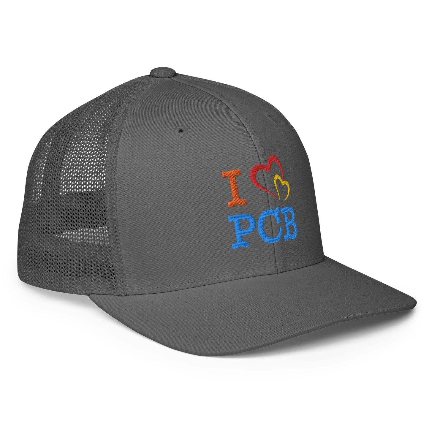 I Love PCB Closed-back Trucker Cap