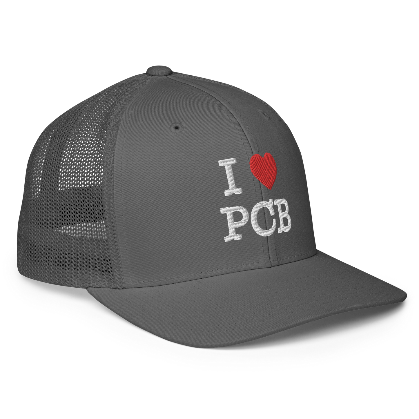 I Love PCB Closed-back Trucker Cap