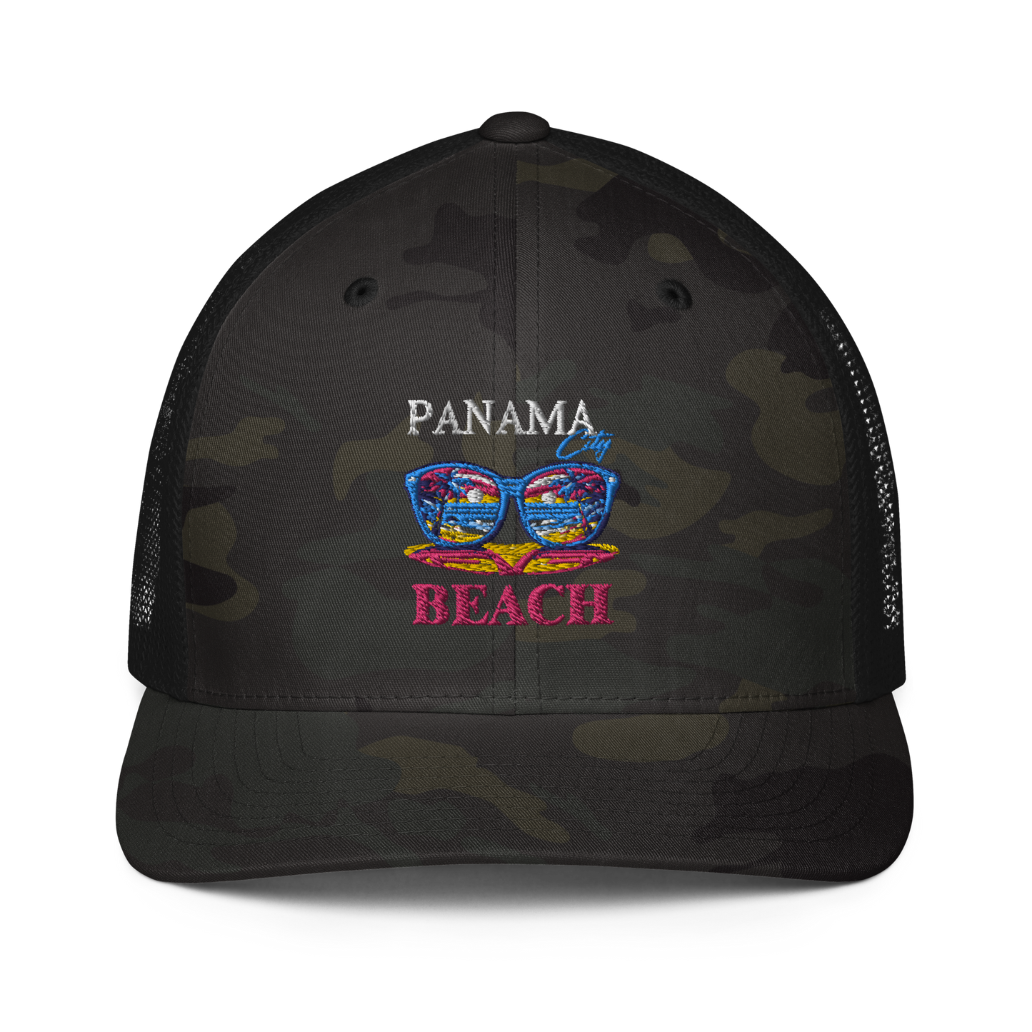 Beach Shades: Panama City Beach Closed-Back Trucker Cap