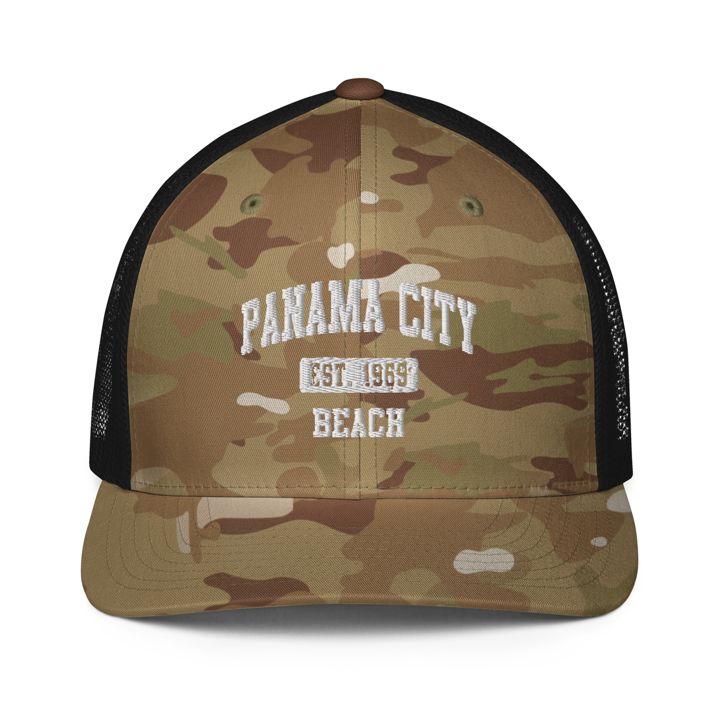 Vintage Vibes: Panama City Beach Est. 1969 Closed-Back Trucker Cap