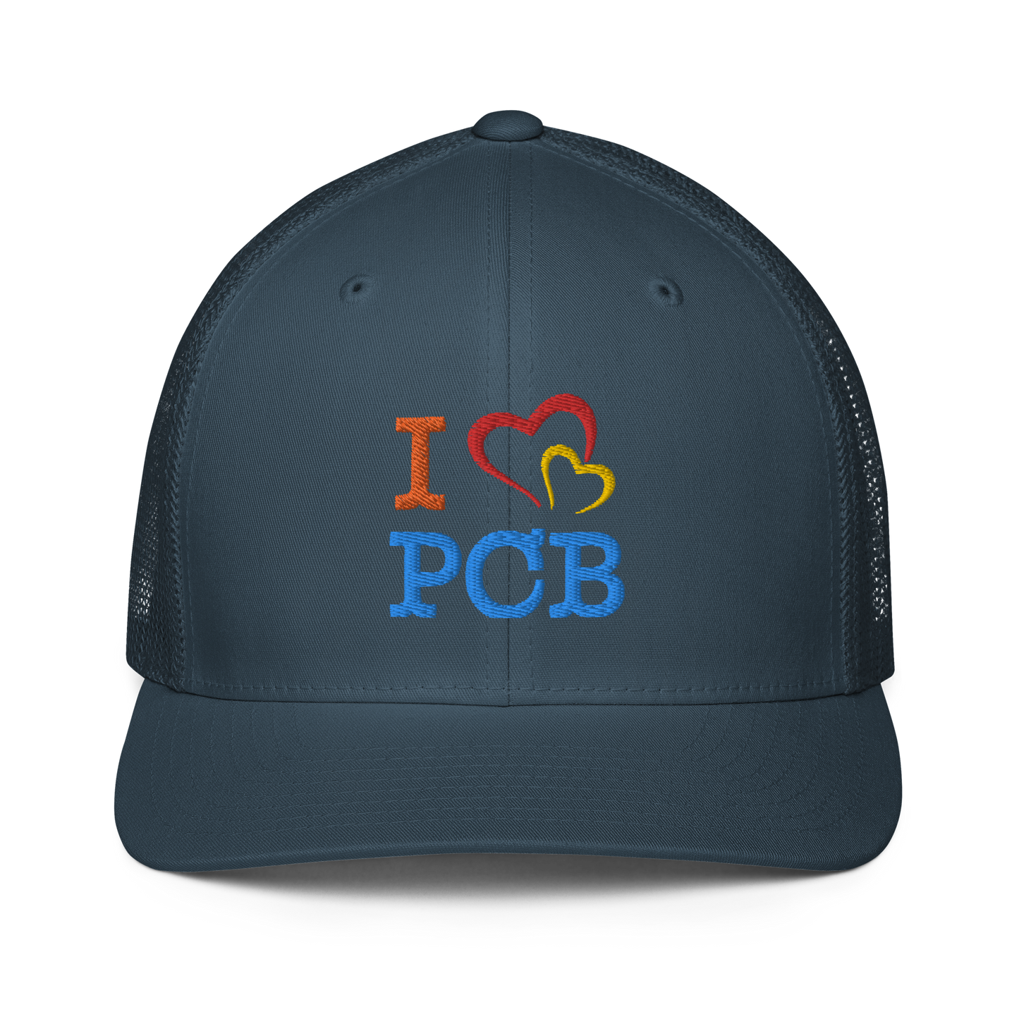 I Love PCB Closed-back Trucker Cap