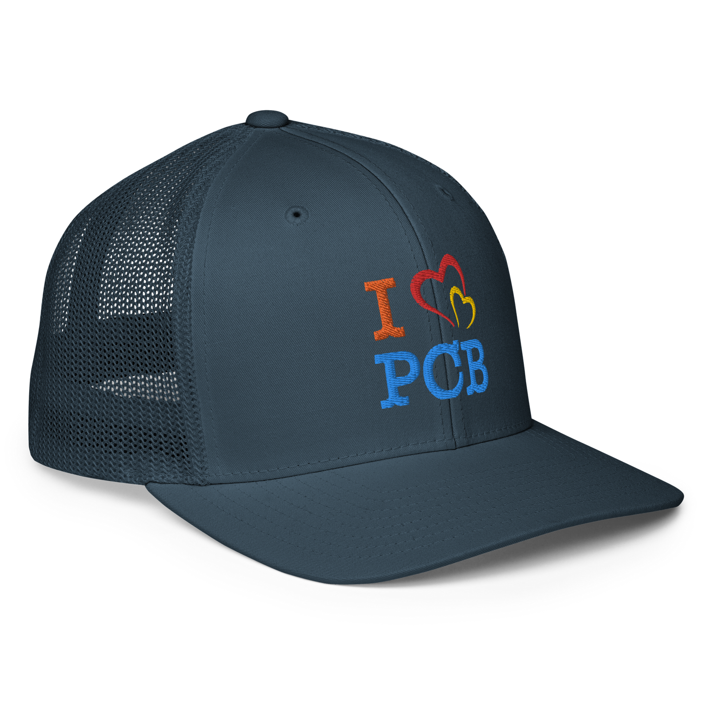 I Love PCB Closed-back Trucker Cap