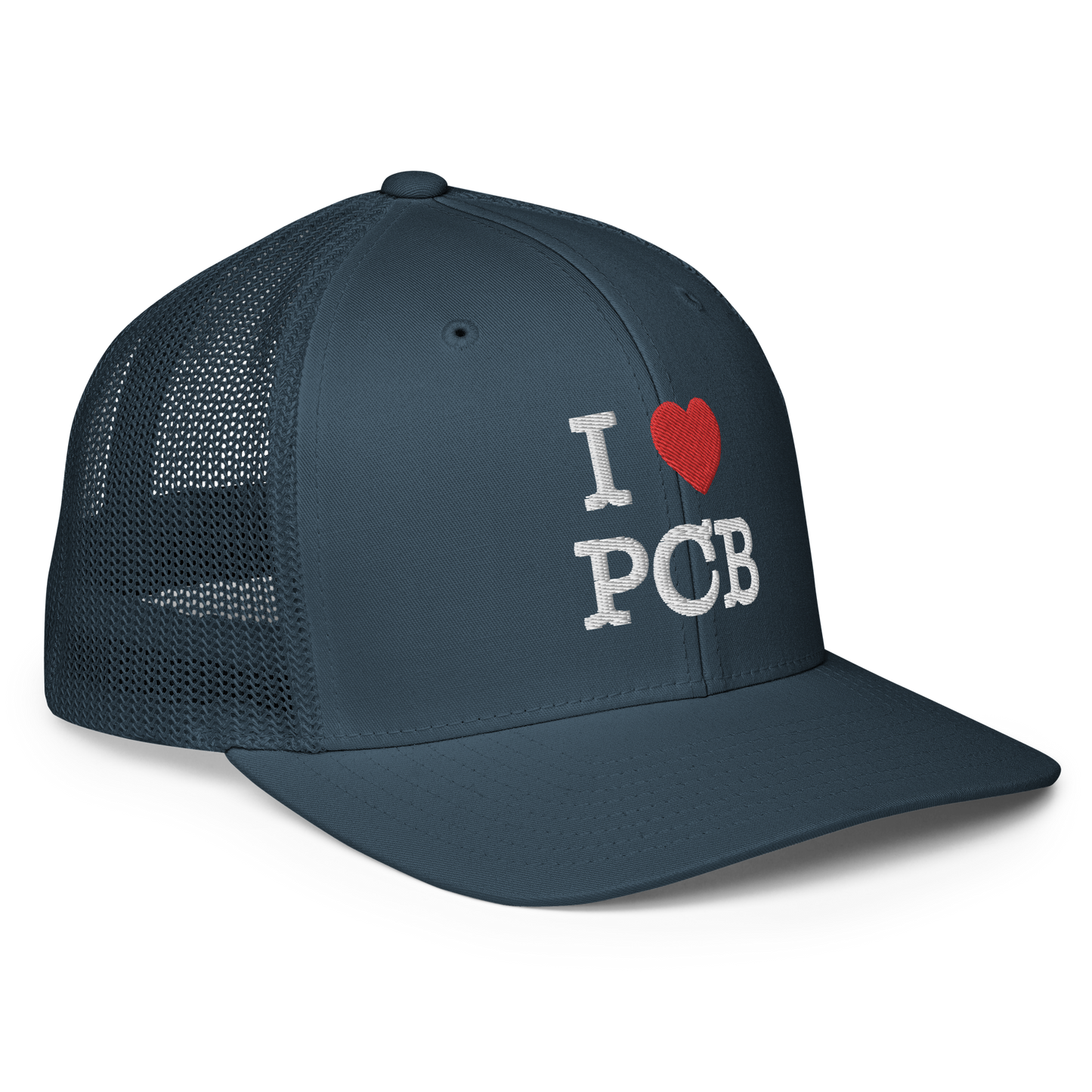 I Love PCB Closed-back Trucker Cap