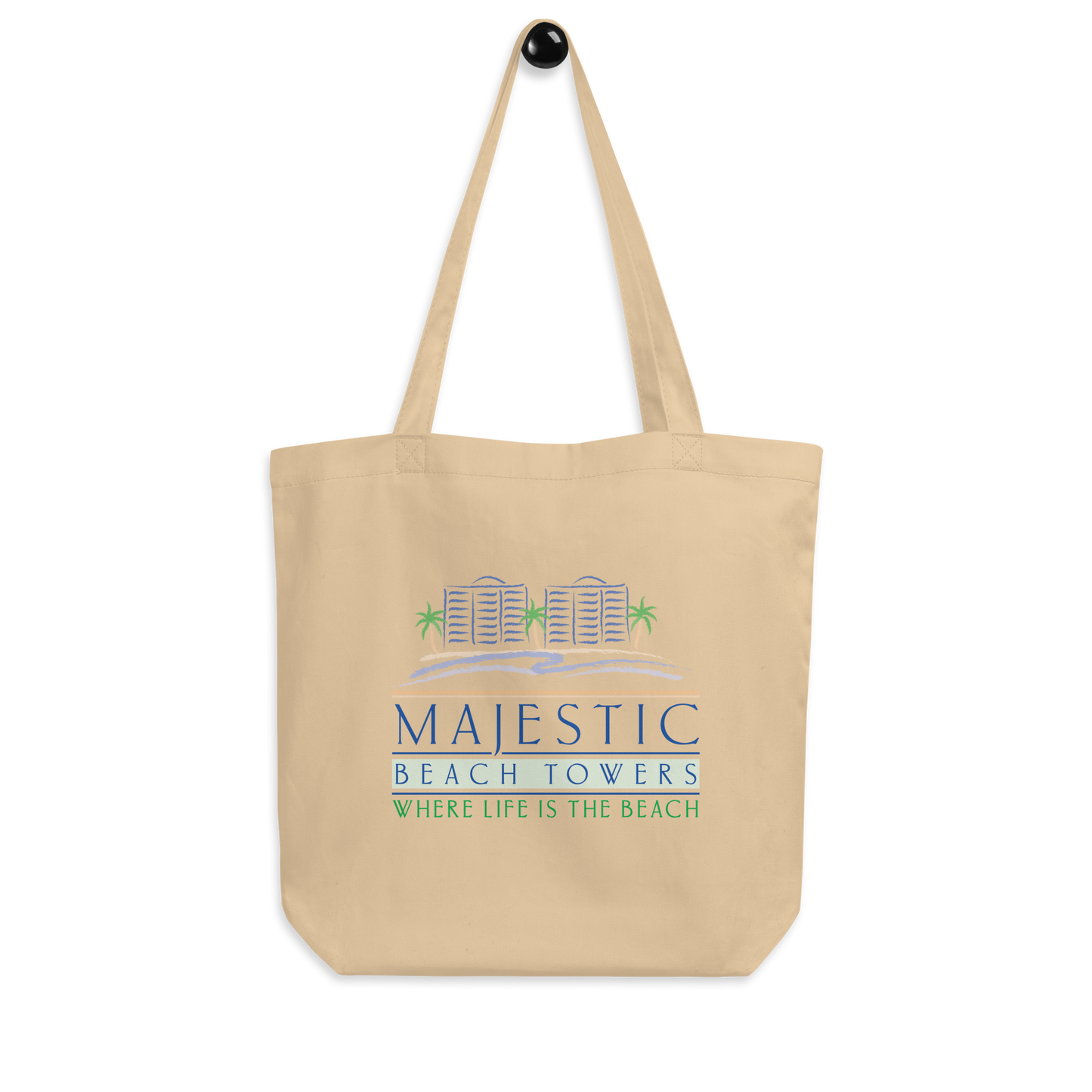 Majestic Beach Resort PCB Design Eco Tote Bag