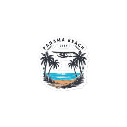 Skyline to Shoreline: Panama City Beach Bubble-Free Stickers