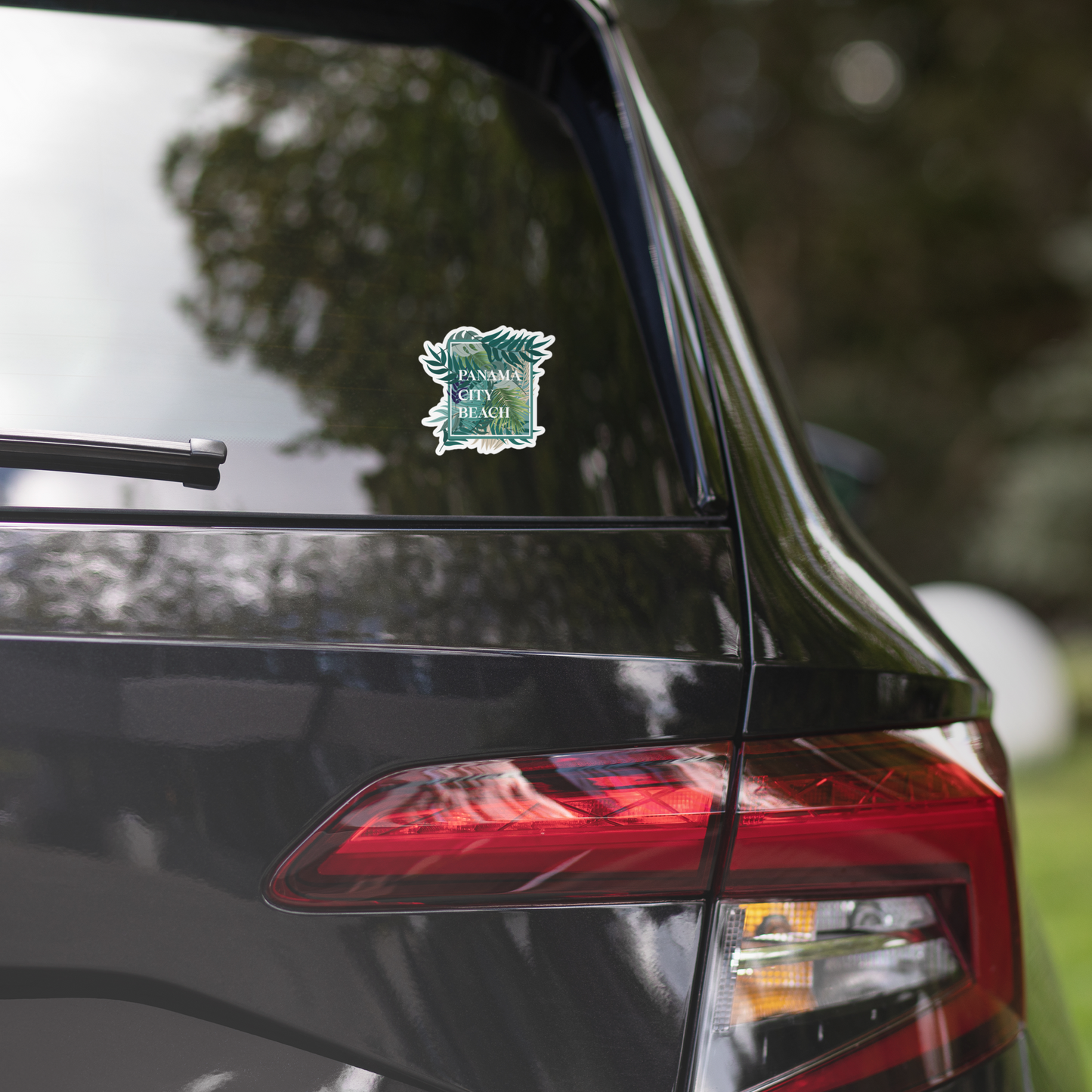 Tropical Canopy: Panama City Beach Bubble-Free Stickers
