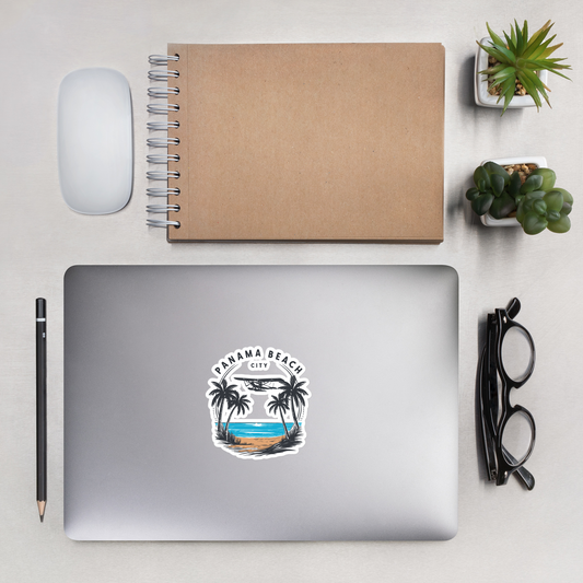 Skyline to Shoreline: Panama City Beach Bubble-Free Stickers