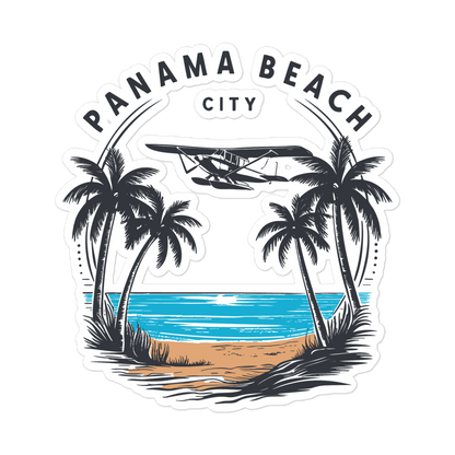 Skyline to Shoreline: Panama City Beach Bubble-Free Stickers