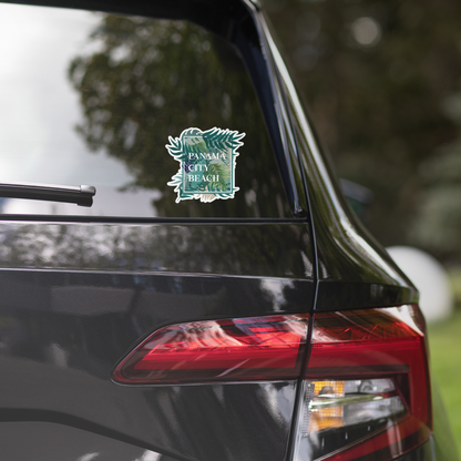 Tropical Canopy: Panama City Beach Bubble-Free Stickers
