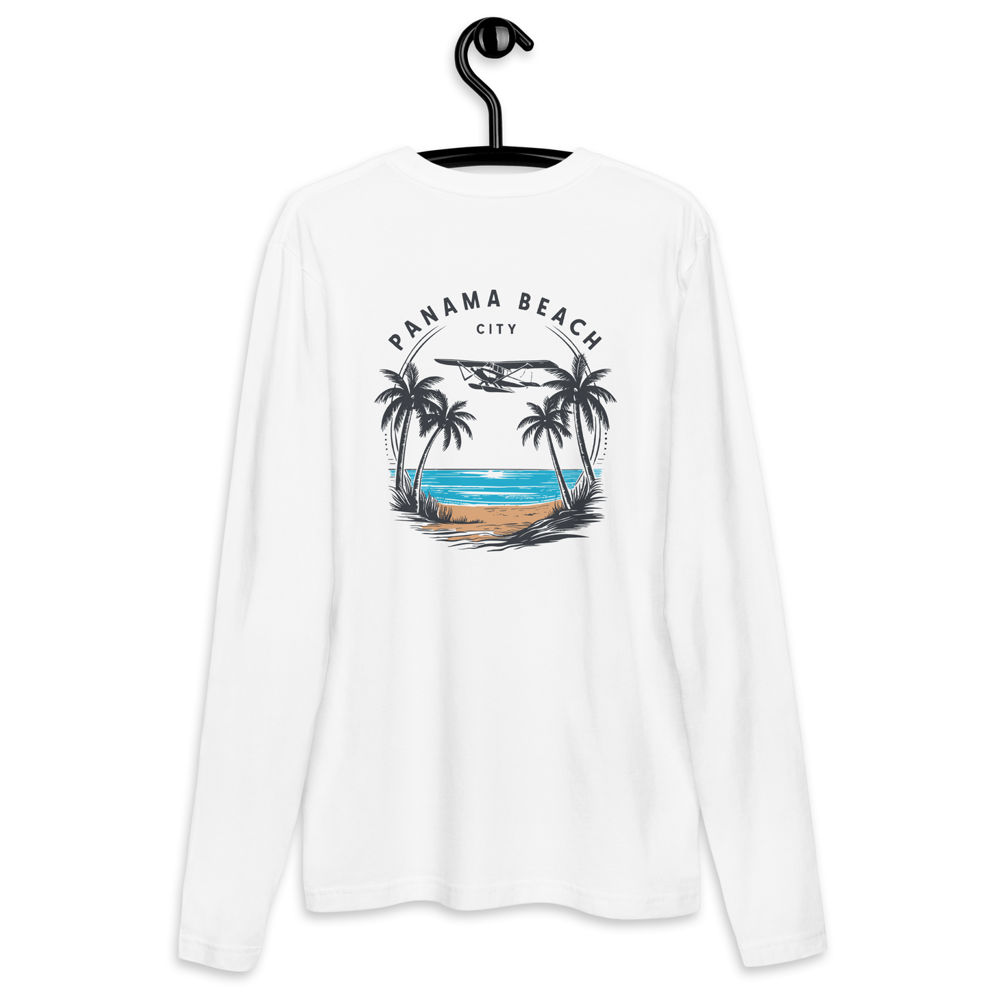 Skyline to Shoreline: Panama City Beach Long Sleeve Fitted Crew