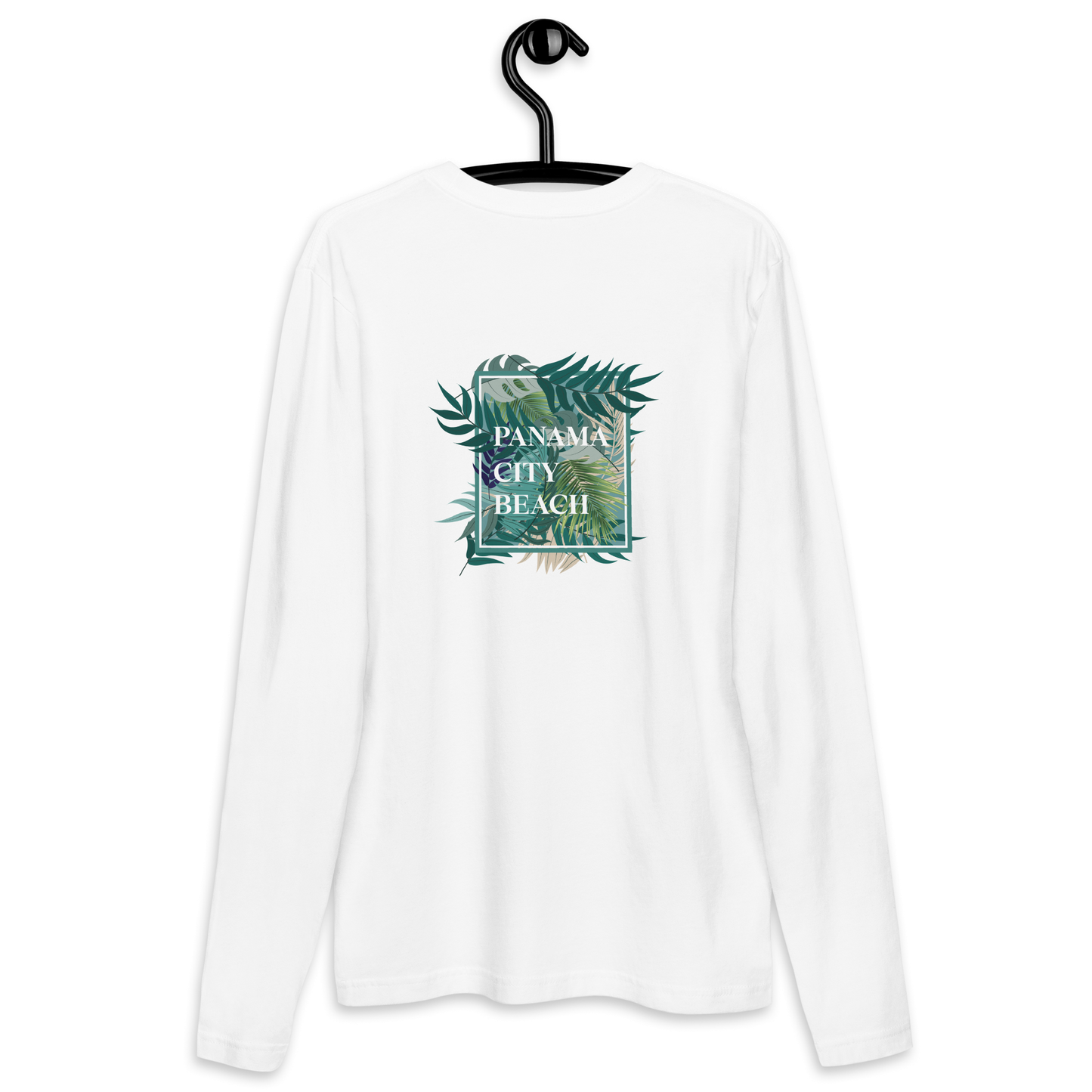 Tropical Canopy: Panama City Beach Long Sleeve Fitted Crew