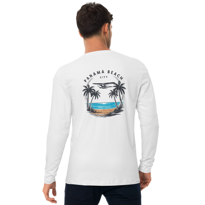 Skyline to Shoreline: I Love PCB Long Sleeve Fitted Crew