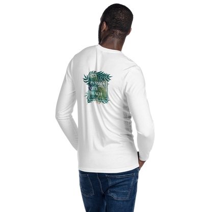 Tropical Canopy: I Love PCB Long Sleeve Fitted Crew