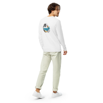 Parrot Perch: Panama City Beach Long Sleeve Fitted Crew