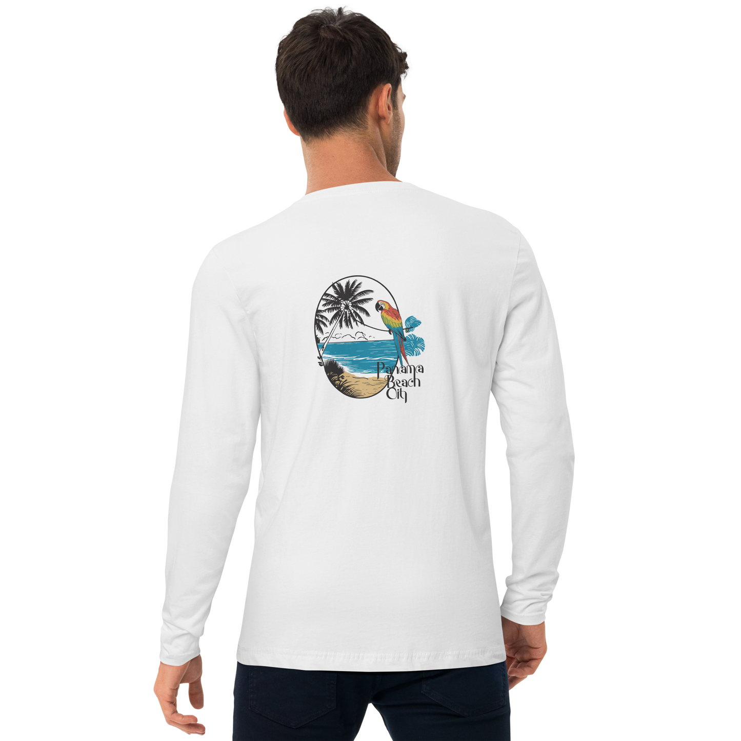 Parrot Perch: I Love PCB Long Sleeve Fitted Crew