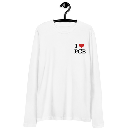 Skyline to Shoreline: I Love PCB Long Sleeve Fitted Crew