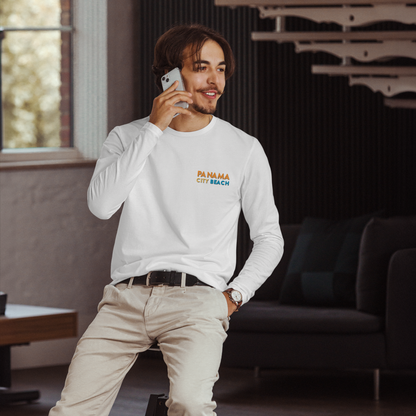 Skyline to Shoreline: Panama City Beach Long Sleeve Fitted Crew