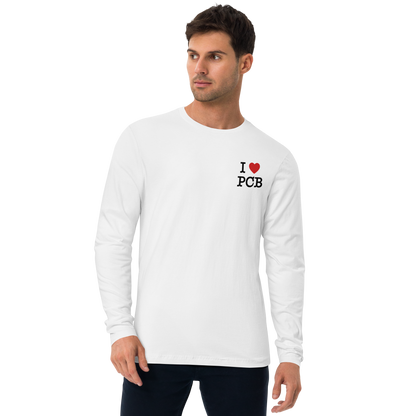 Skyline to Shoreline: I Love PCB Long Sleeve Fitted Crew