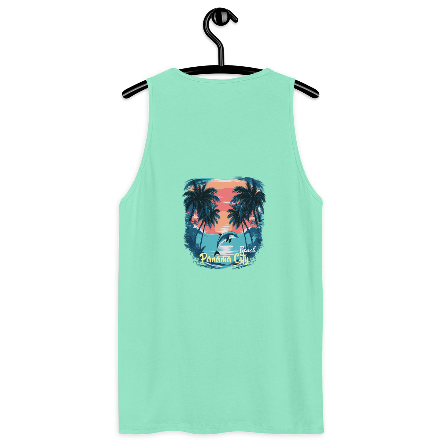 Sunset Splash: Panama City Beach Men’s Premium Tank Top