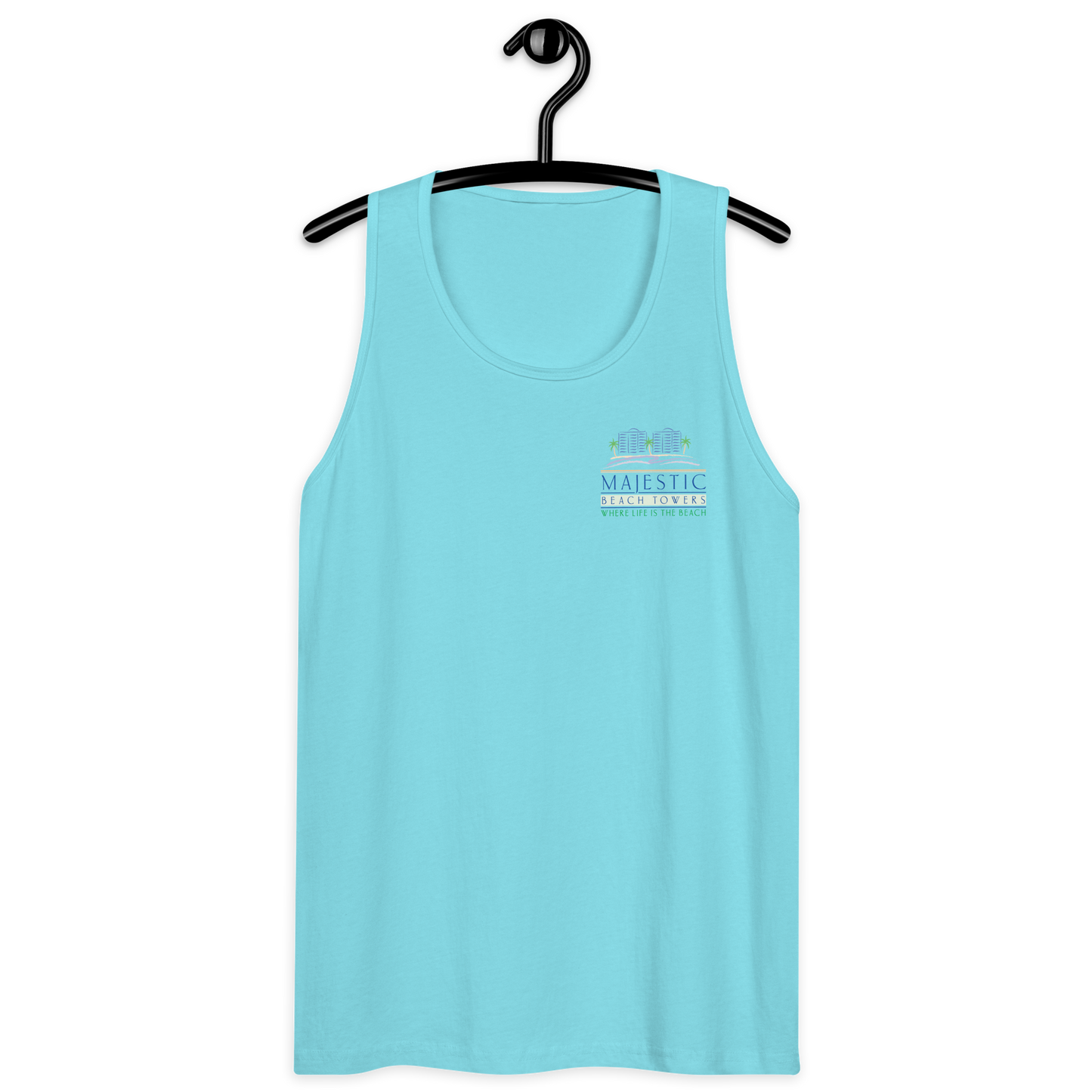 Majestic Beach Resort PCB Design Men’s Premium Tank Top