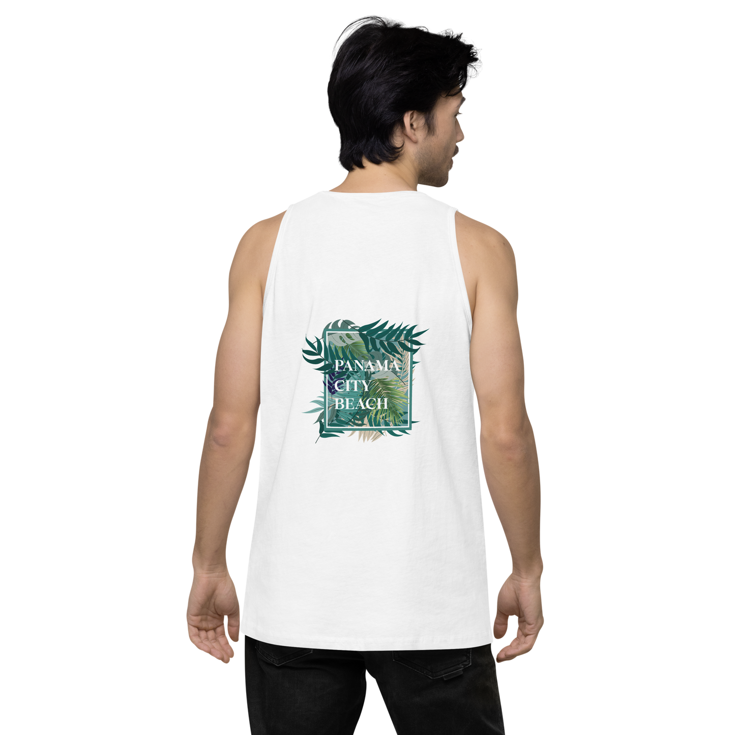Tropical Canopy: Panama City Beach Men’s Premium Tank top