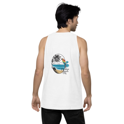 Parrot Perch: I Love PCB Men’s Premium Tank Top