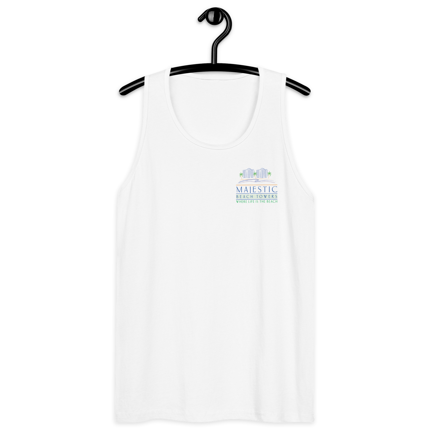 Majestic Beach Resort PCB Design Men’s Premium Tank Top