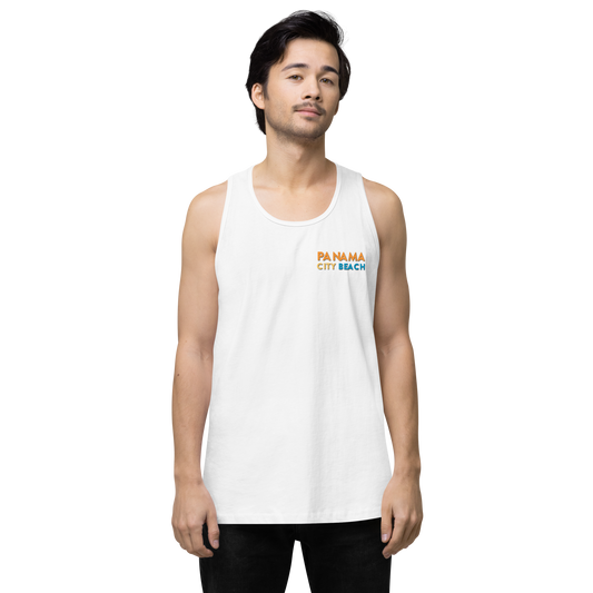 Sunset Splash: Panama City Beach Men’s Premium Tank Top