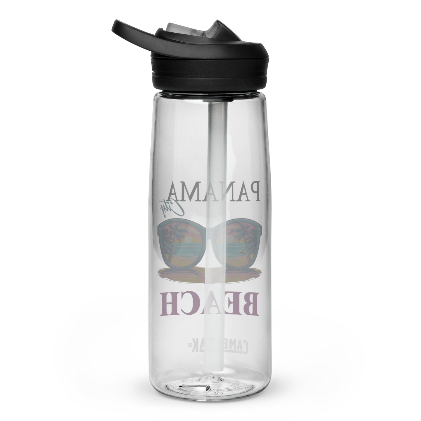 Beach Shades: Panama City Beach Sports Water Bottle