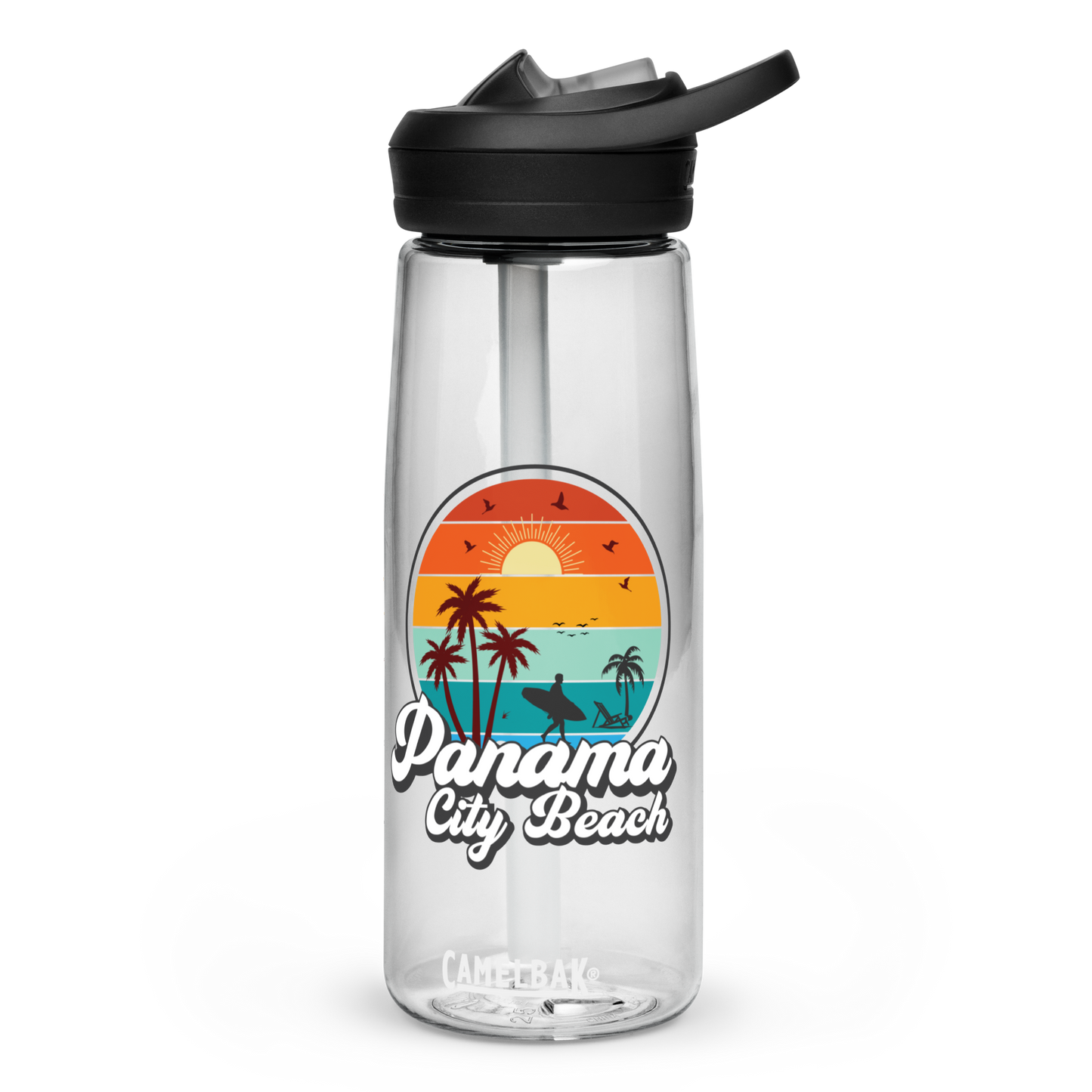 Horizon Glow: Panama City Beach Sports Water Bottle