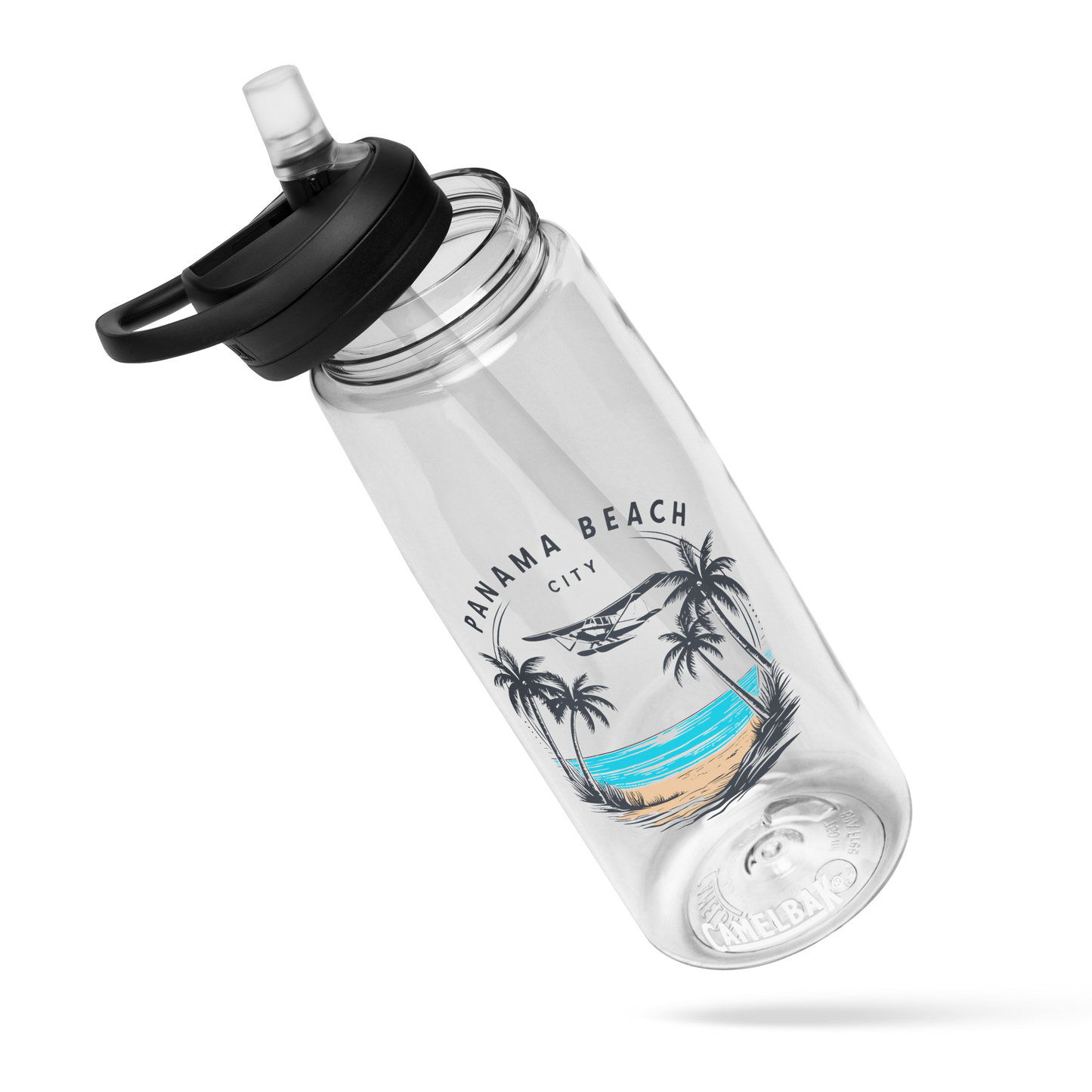 Skyline to Shoreline: Panama City Beach Sports Water Bottle