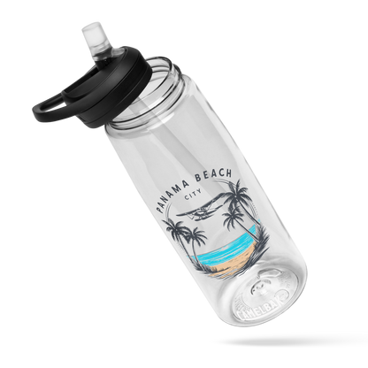 Skyline to Shoreline: Panama City Beach Sports Water Bottle