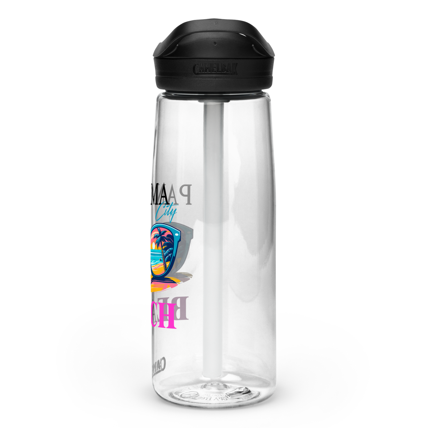 Beach Shades: Panama City Beach Sports Water Bottle